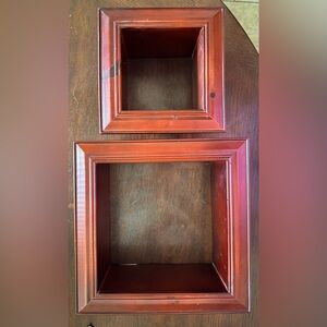 Set of Two Wooden Box Frames
